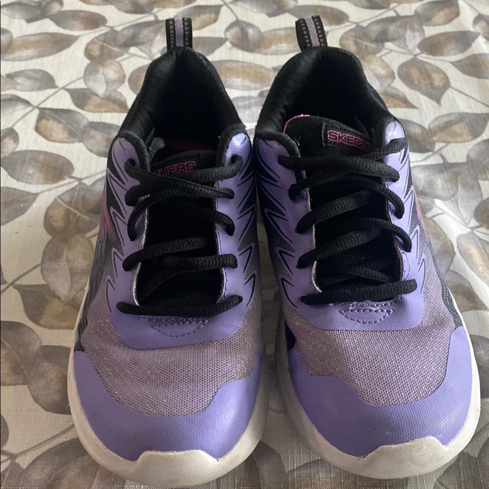 Skechers Purple and Black Sneakers